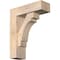 Ekena Millwork Merced Block Smooth Bracket w/ Offset Brace, Douglas Fir, 5 1/2"W x 16"D x 20"H BKT0604X16X20MRC05SDF - alternate 1